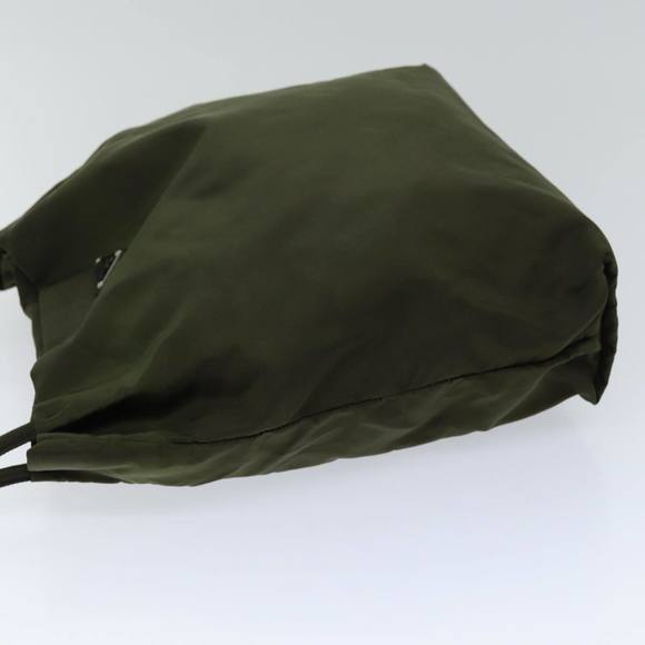 PRADA Tote Bag Nylon Khaki Auth 75638 - Picture 4 of 16